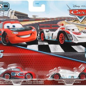 Disney Pixar Cars GRC 2 Pack Lightning McQueen & Shu Todoroki 2024 Release