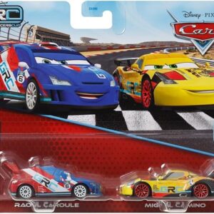 Disney Pixar Pack 2 Metal Cars 1:55 - Raoul Caroule & Miguel Camino