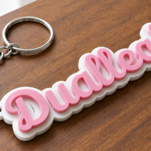 Custom 3D Printed Name Keychain