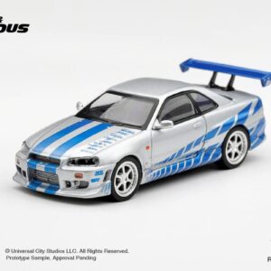 MINI GT Nissan Skyline GT-R (R34) C-West - 2 Fast 2 Furious BLISTER